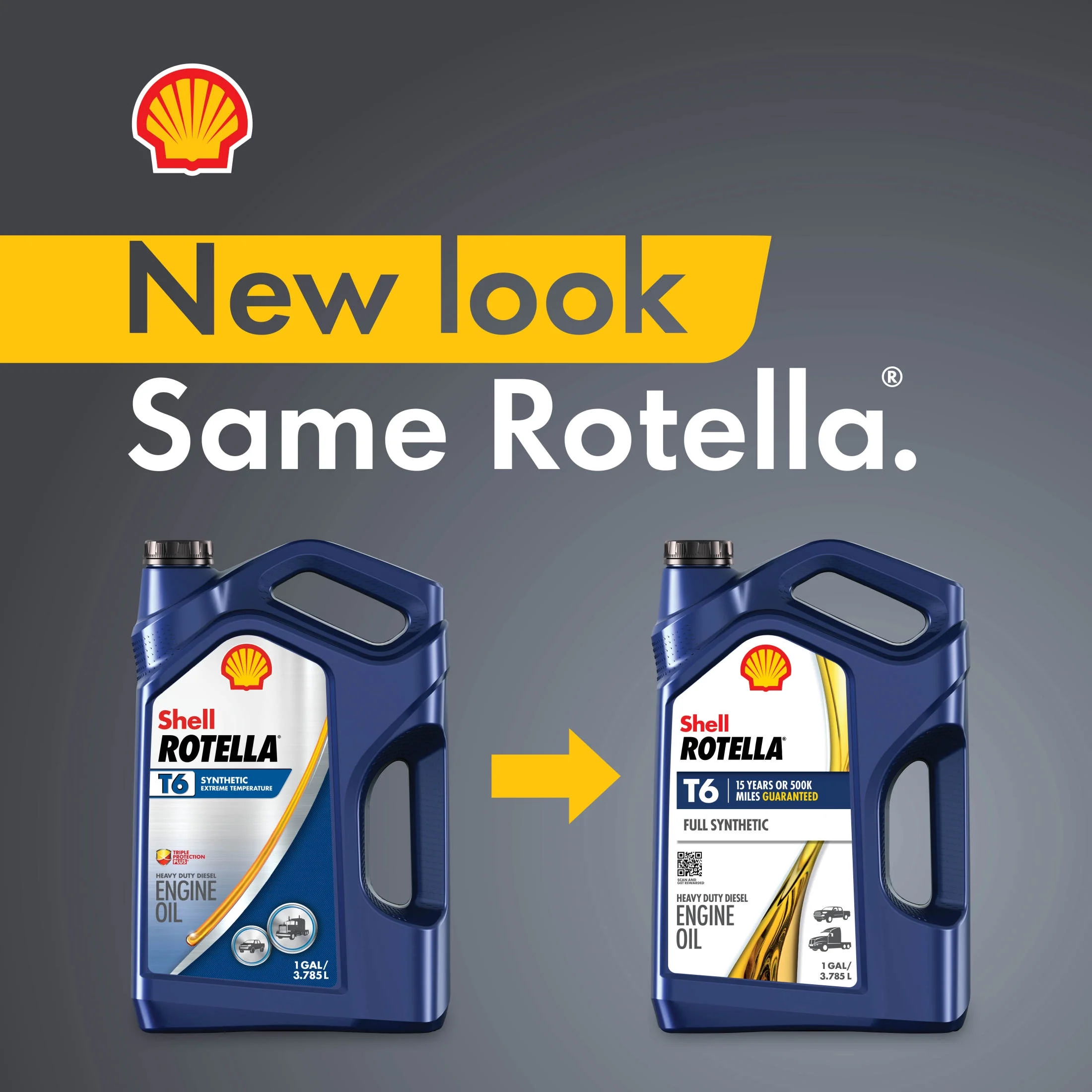 (3 pack) Rotella T6 Full Synthetic 15W-40 Motor Oil, 1 Gallon (3 Pack) - Image 5