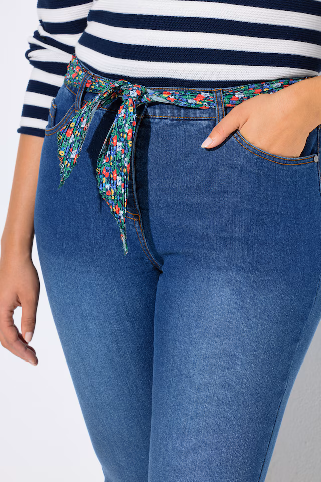 Scarf Belt Jeans