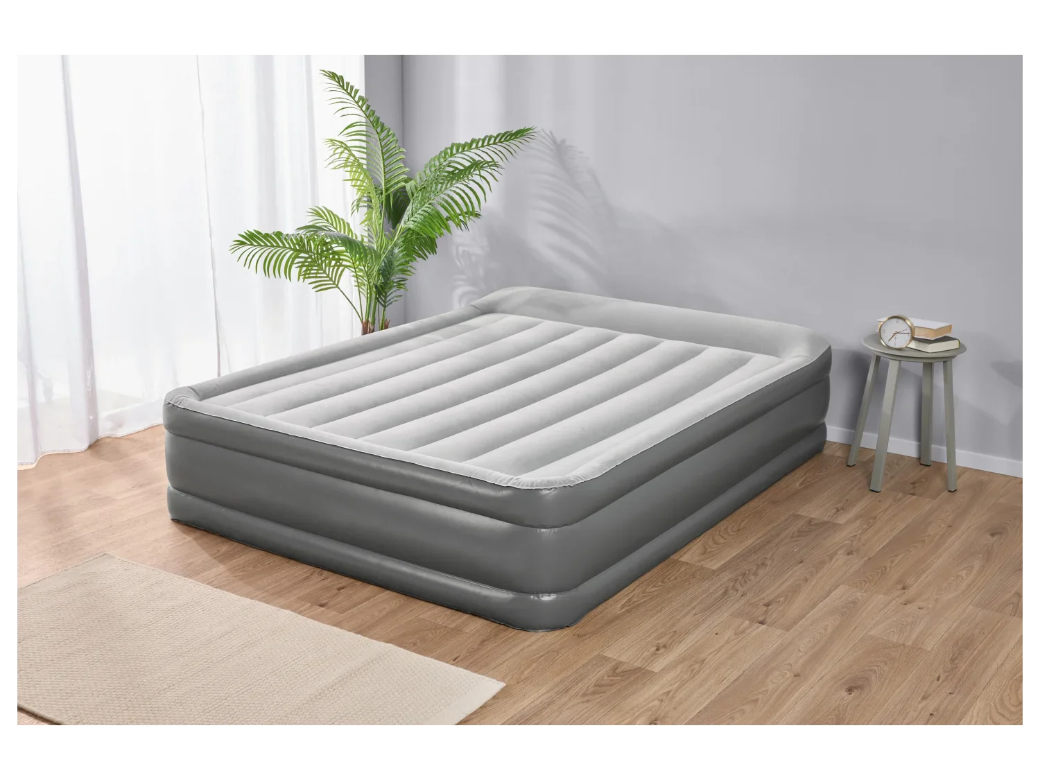 LIVARNO home Matelas gonflable, 203 x 152 x 46 cm