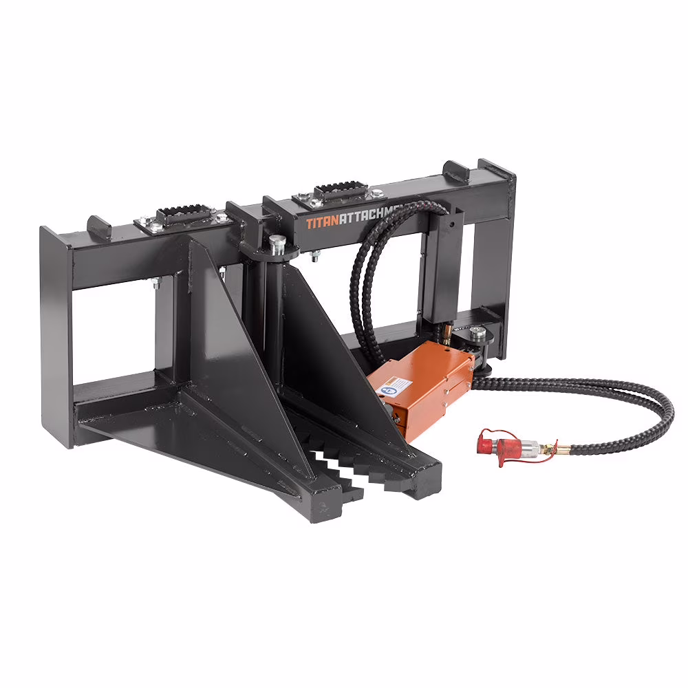 Post and Tree Puller for Skid Steer Grader Tractor Attachments