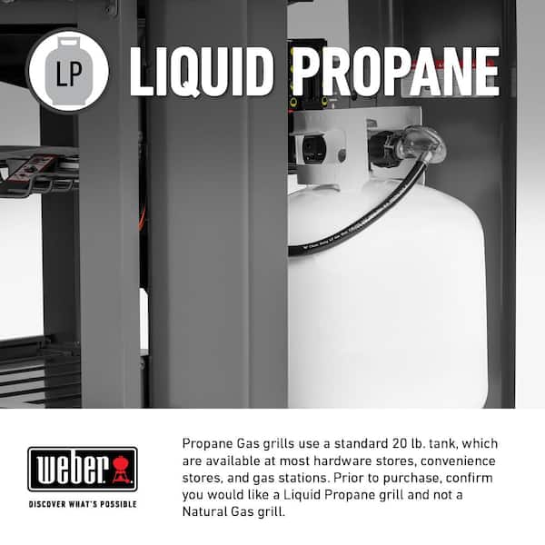 Spirit E 215 2 Burner Propane Grill in Black Image 10