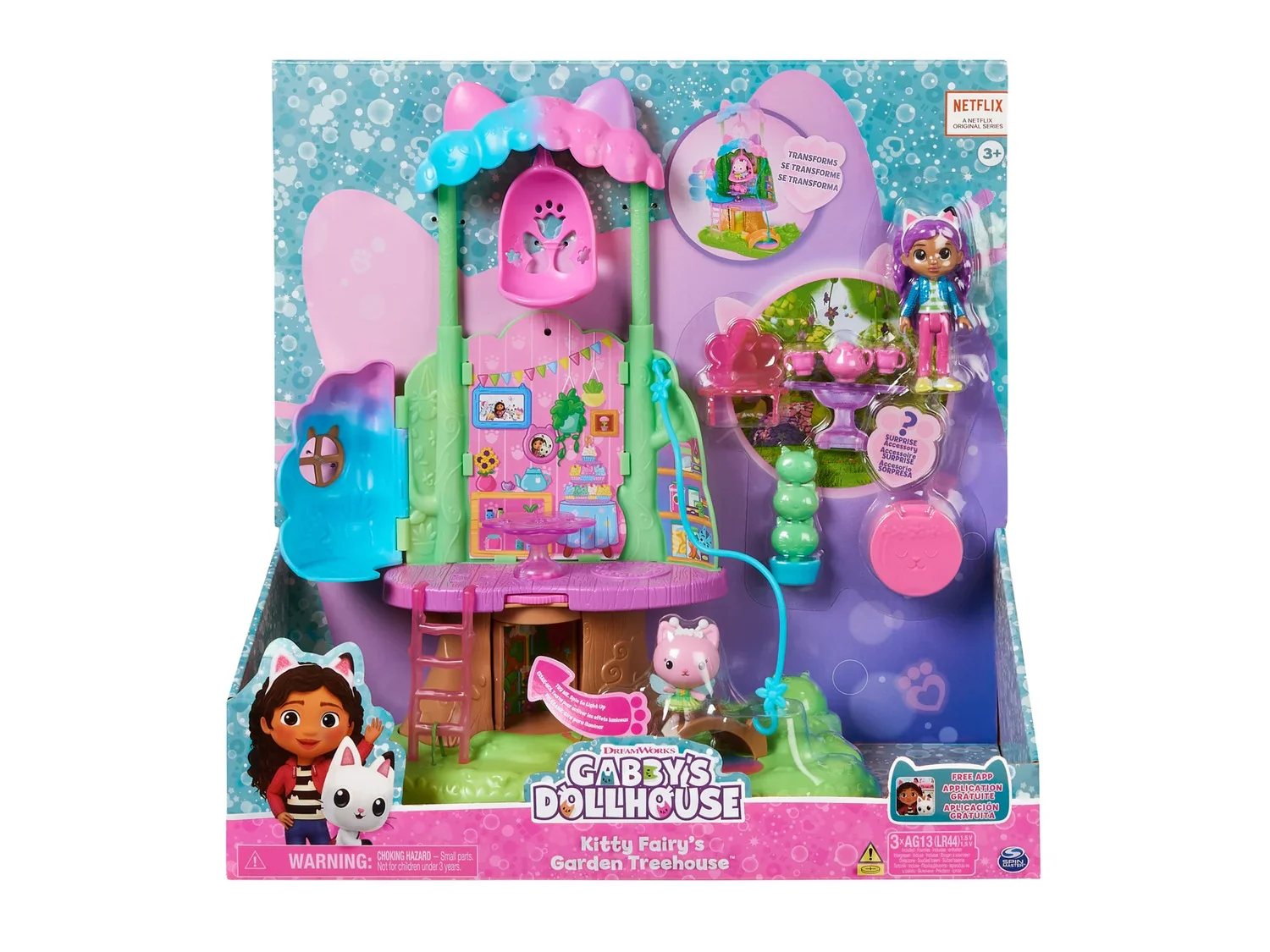 Gabbys Dollhouse Coffret Le jardin des fes Kitty