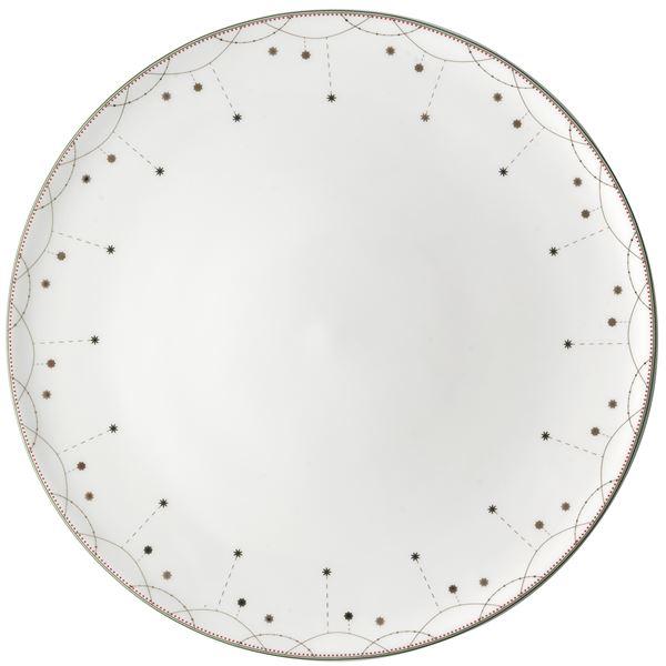 Julemorgen Girlander gourmettallerken 31 cm
