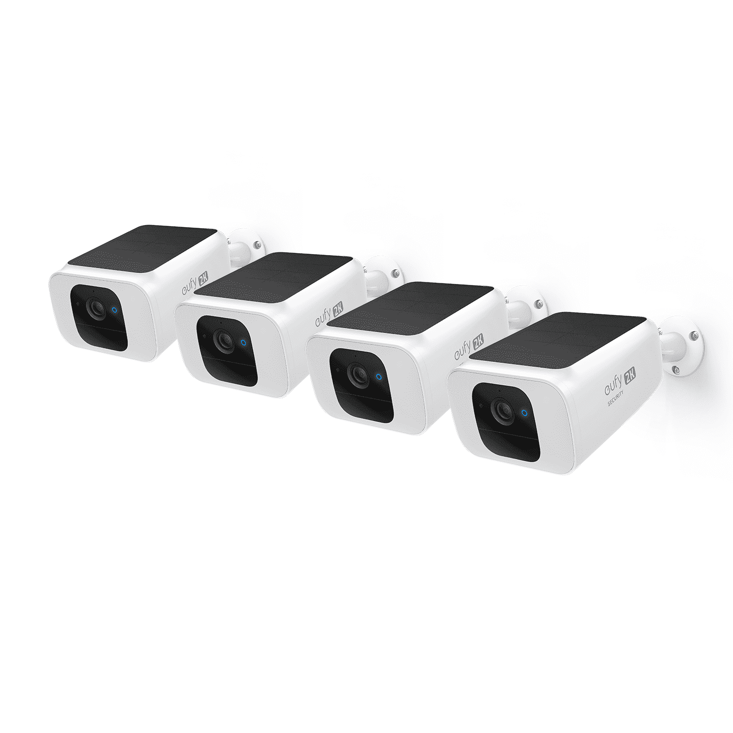 SoloCam S230 Solar Security Camera S40, 4K UHD, 4-Cam Kit, White, 4-Pack(4)
