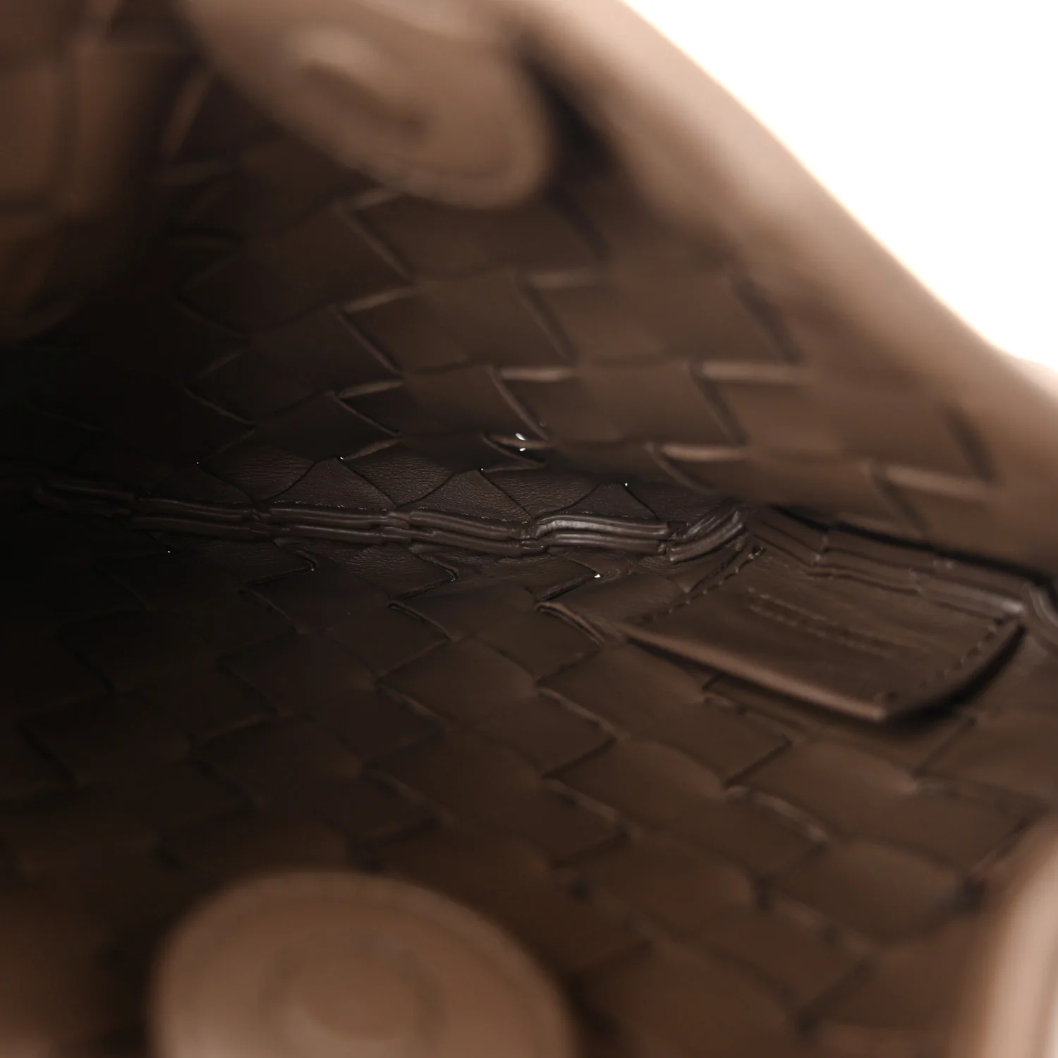Nappa Intrecciato Mini Sardine Bag Taupe Grey
