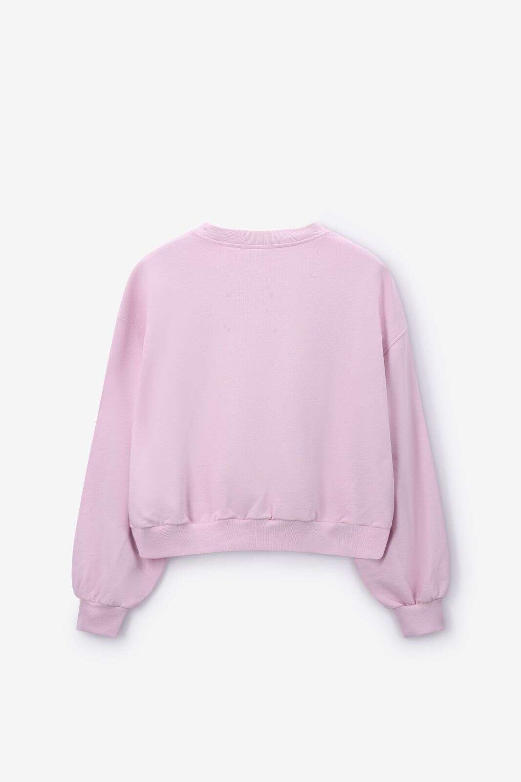 Lichtroze oversized sweater