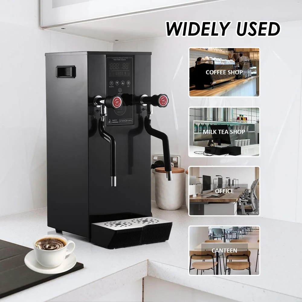 Commercial Milk Frother, 110V 1400W Automatic Foam Machine with LED Display for Coffee Shops (Black)(Black) - Image 6