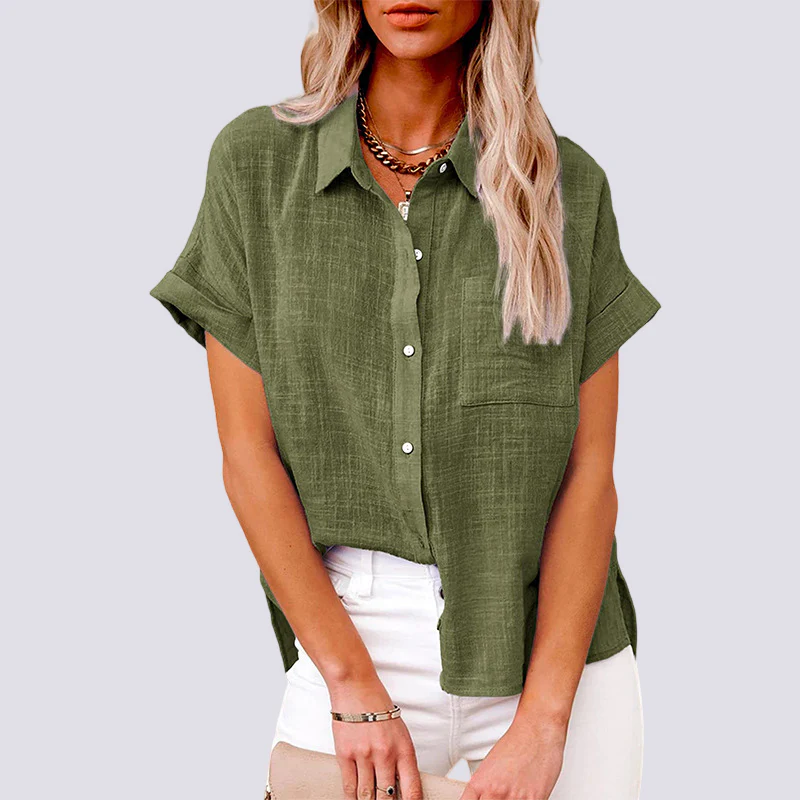 Nicole - Blouse à manches courtes avec poche