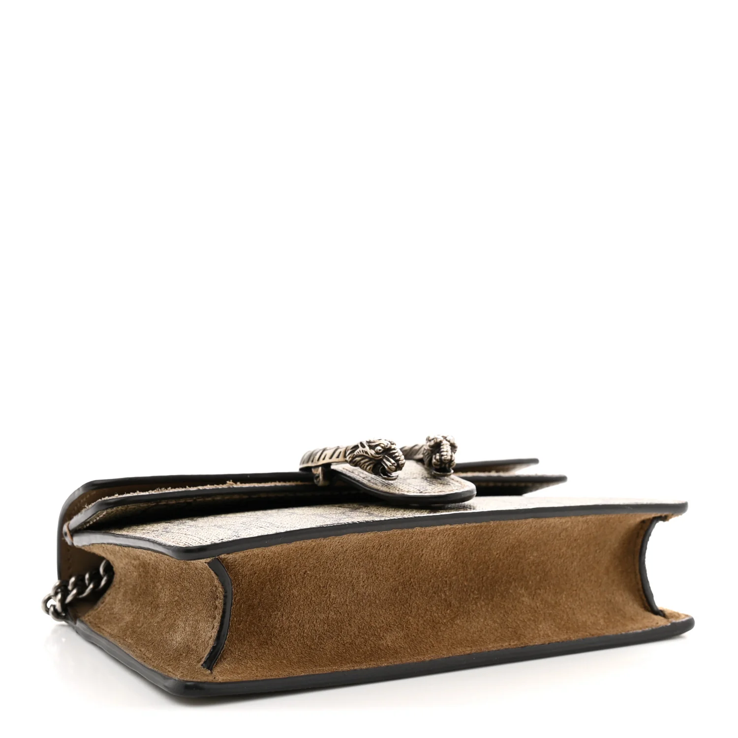 GG Supreme Monogram Super Mini Dionysus Shoulder Bag Taupe