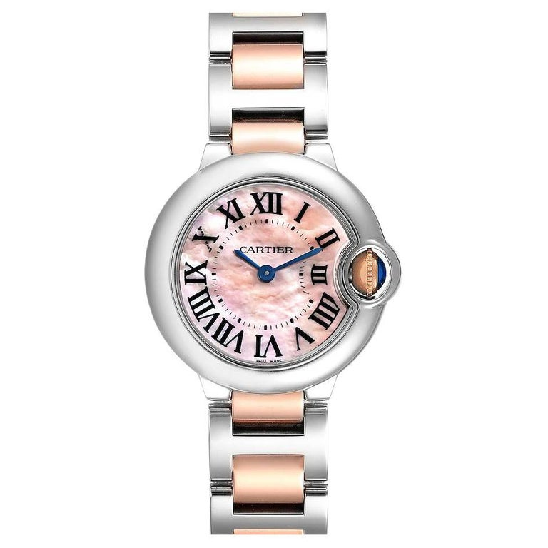 [Super Clone]BALLON BLEU Pink Mother of Pearl Dial 28mm