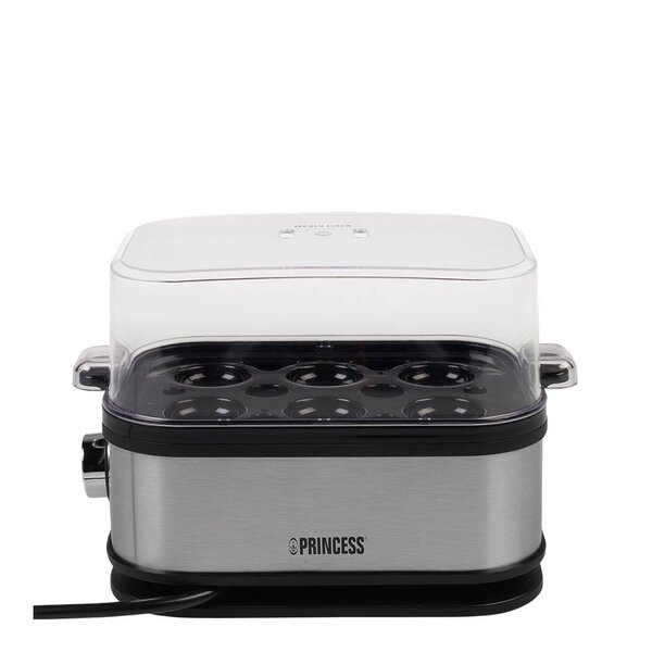 Eggekoker 6 egg 400W rustfritt stål