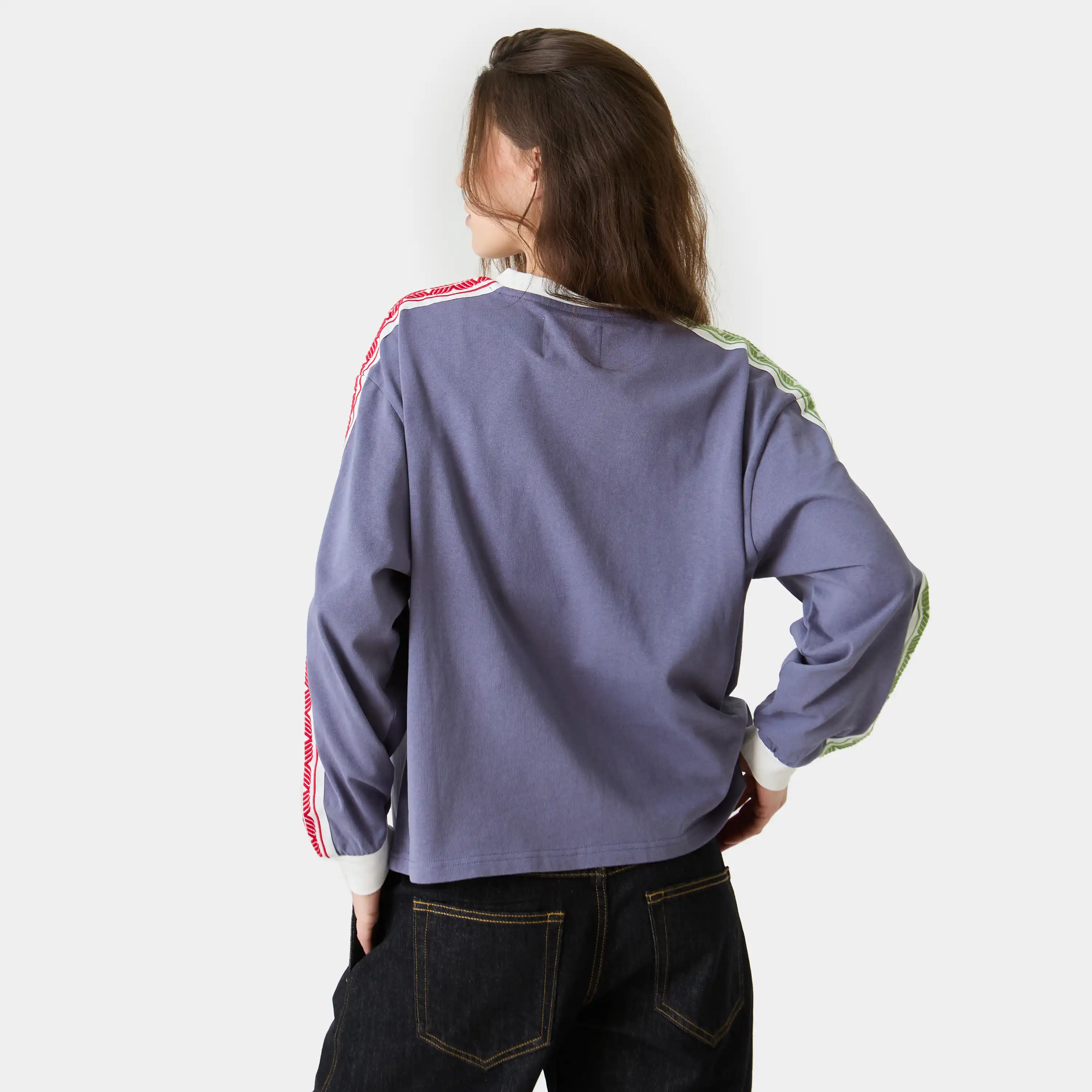 Team Navy Oversized Long Sleeve