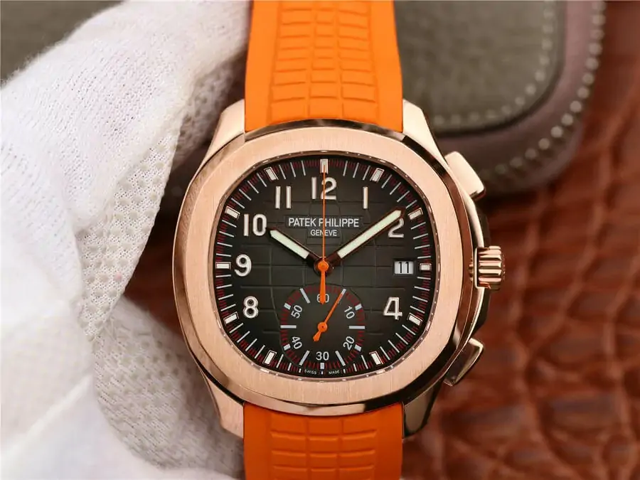 Patek Philippe Aquanaut 5968A-001 Orange Rubber Strap