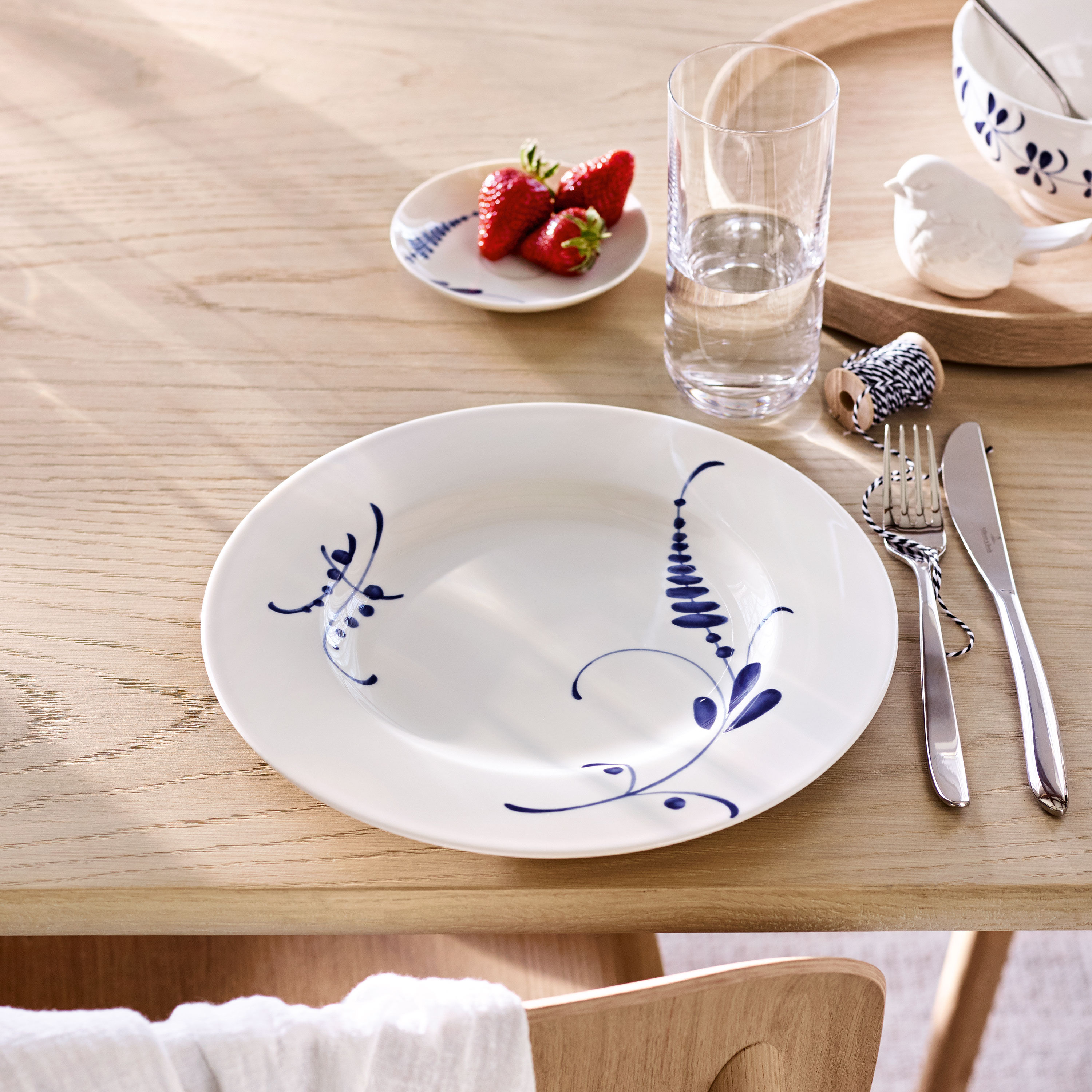 Vieux Luxembourg Soup bowl - White, 9.6'', Premium Porcelain