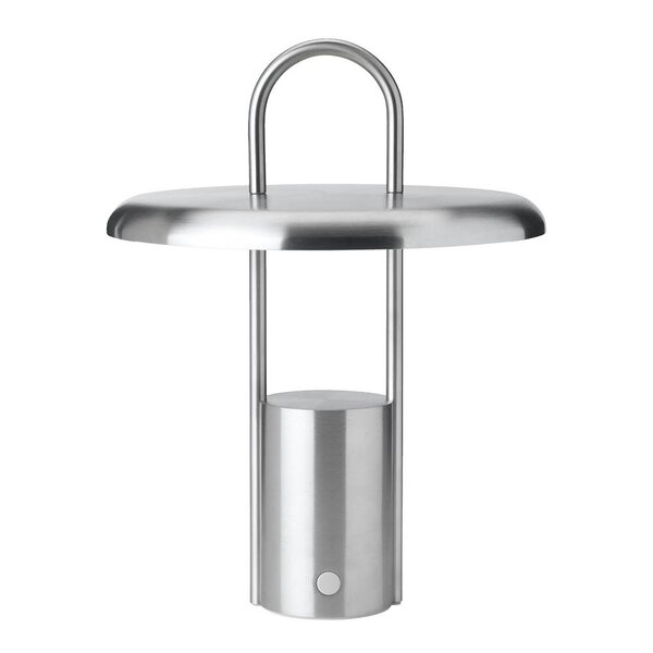 Pier LED-lampe, portabel 25 cm steel