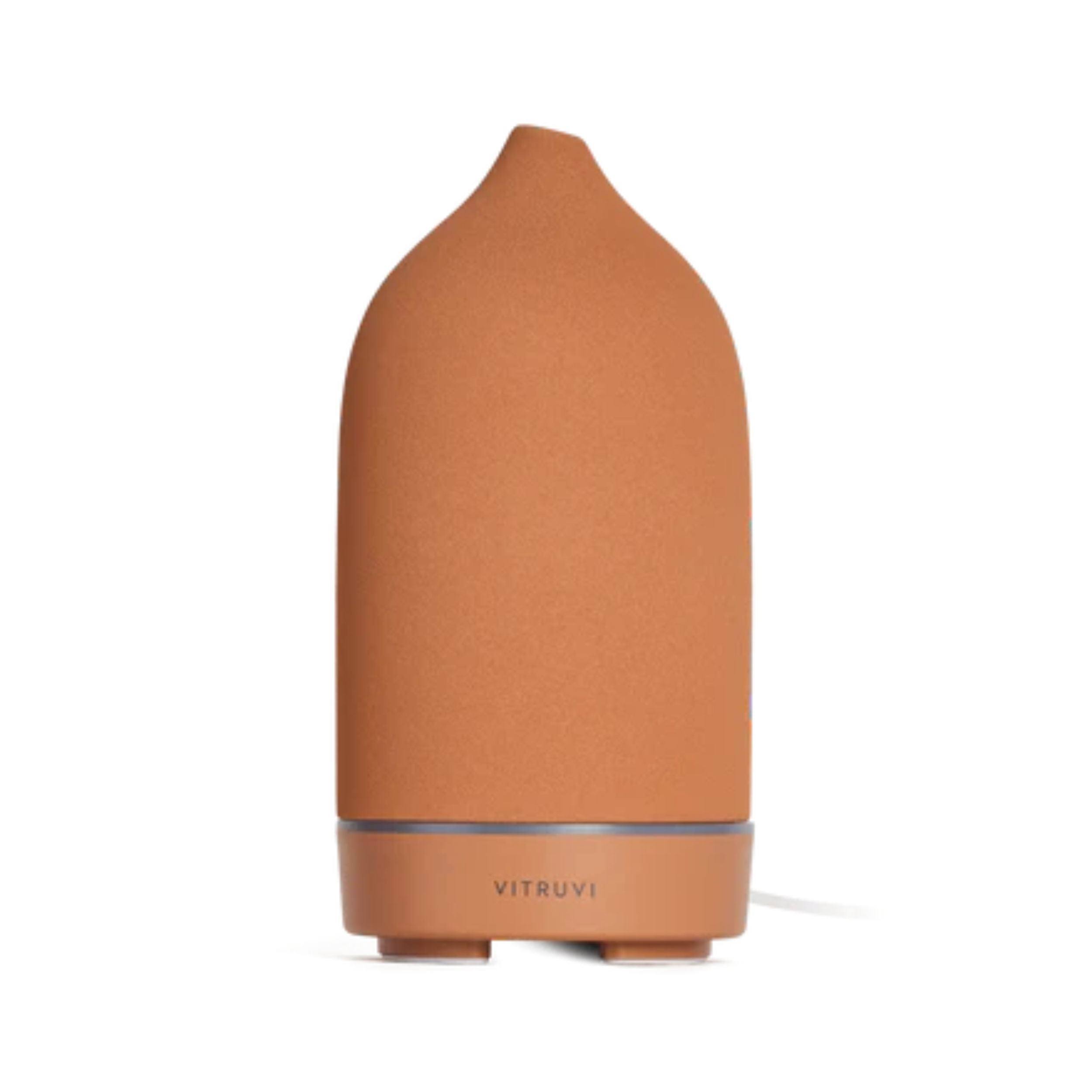 Vitruvi Stone Essential Oil Diffuser Terracotta