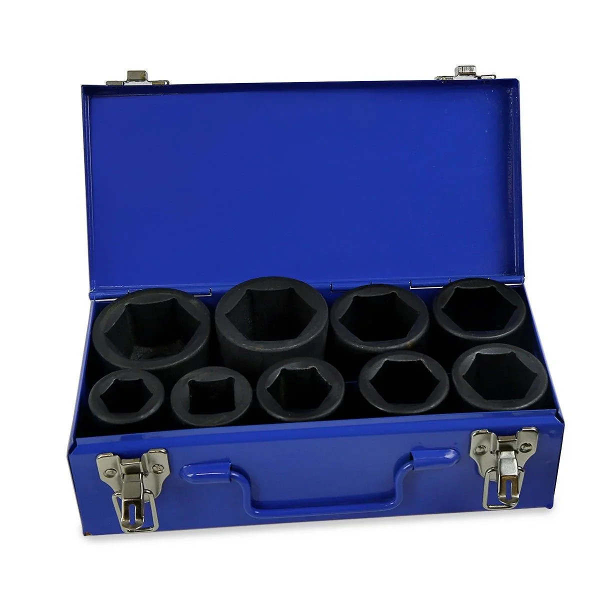 Stark USA 1 Drive 21PC Deep Impact Jumbo Socket Set, 6 Point MM, 27mm - 80mm, CrMo Steel
