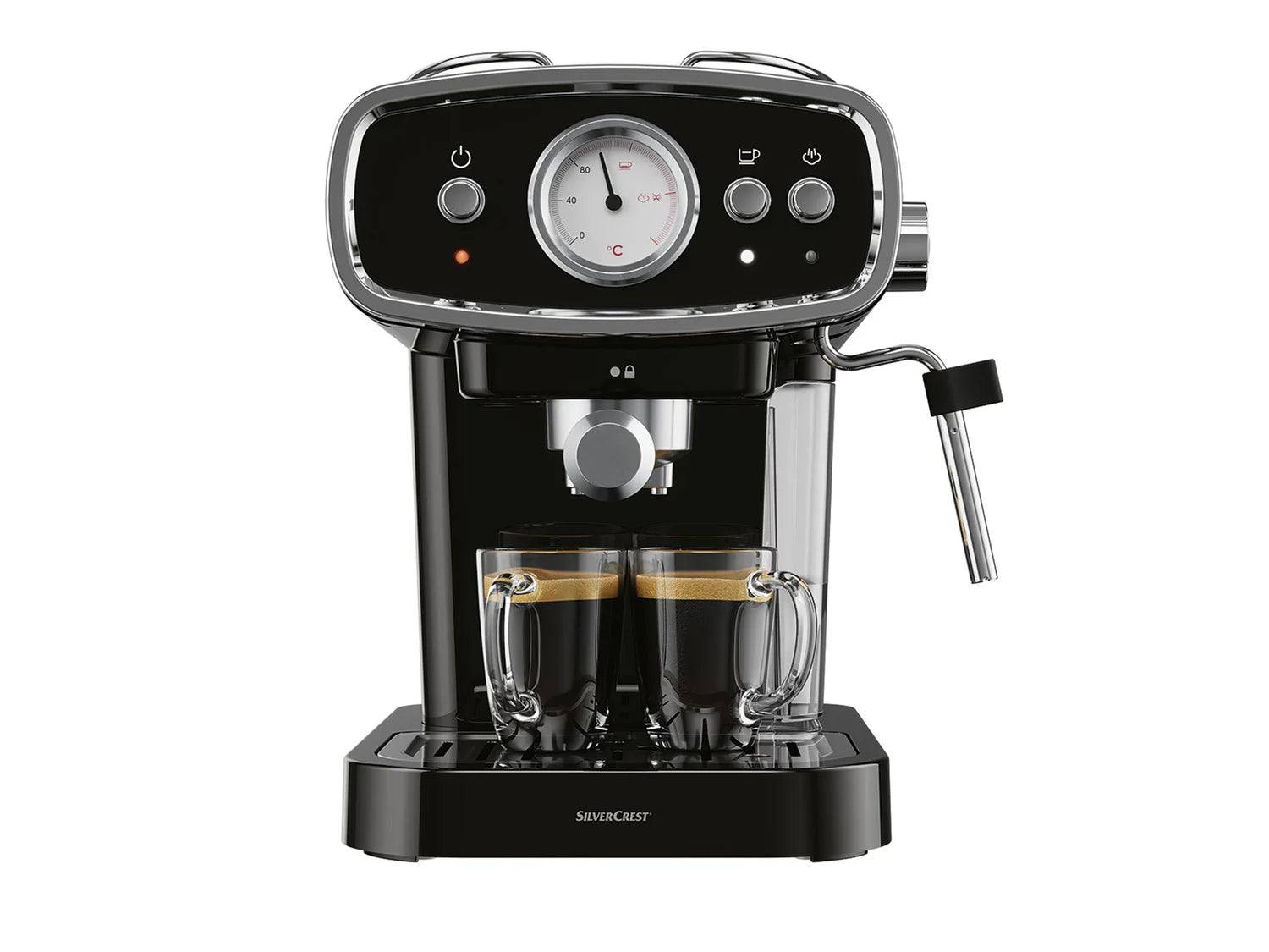 Machine à expresso SILVERCREST KITCHEN TOOLS SEM 1050 A2 avec système de porte-filtre
