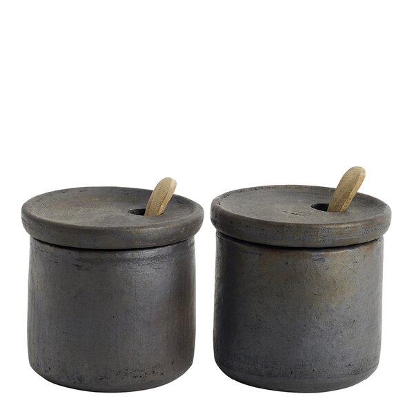 Hazel salt- & peppersett 2 deler svart