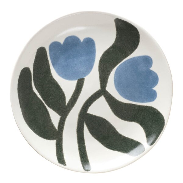 Dora tallerken 20 cm Dusty Blue/Agave Green