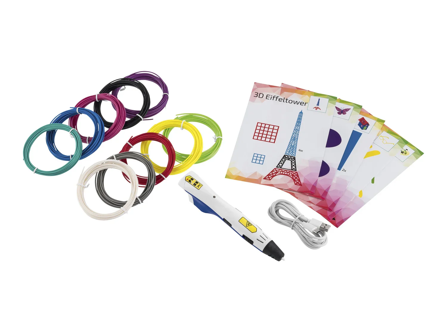crelando Set de feutres 3D, 18 pices