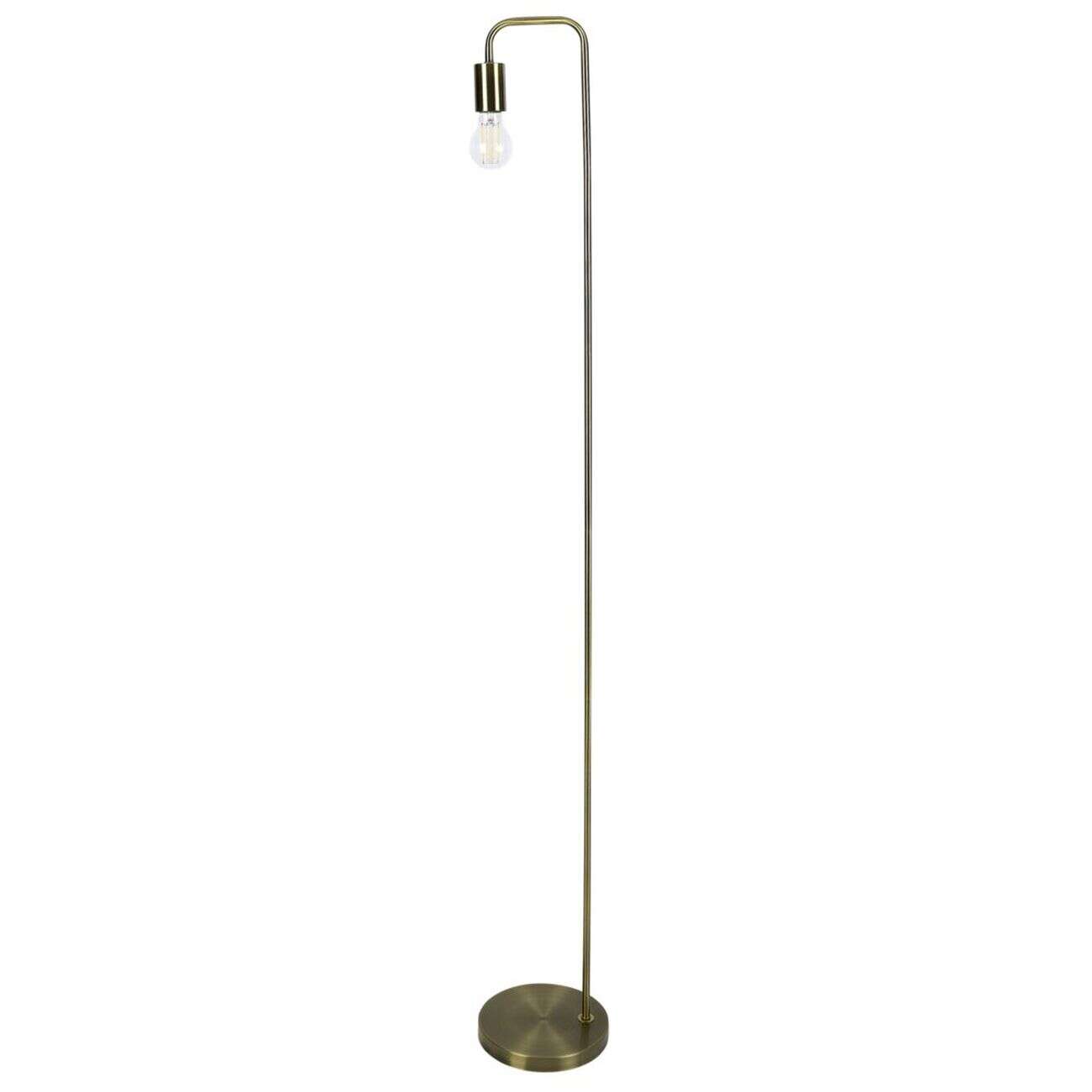 Lampadaire filaire doré Ø20xH150cm
