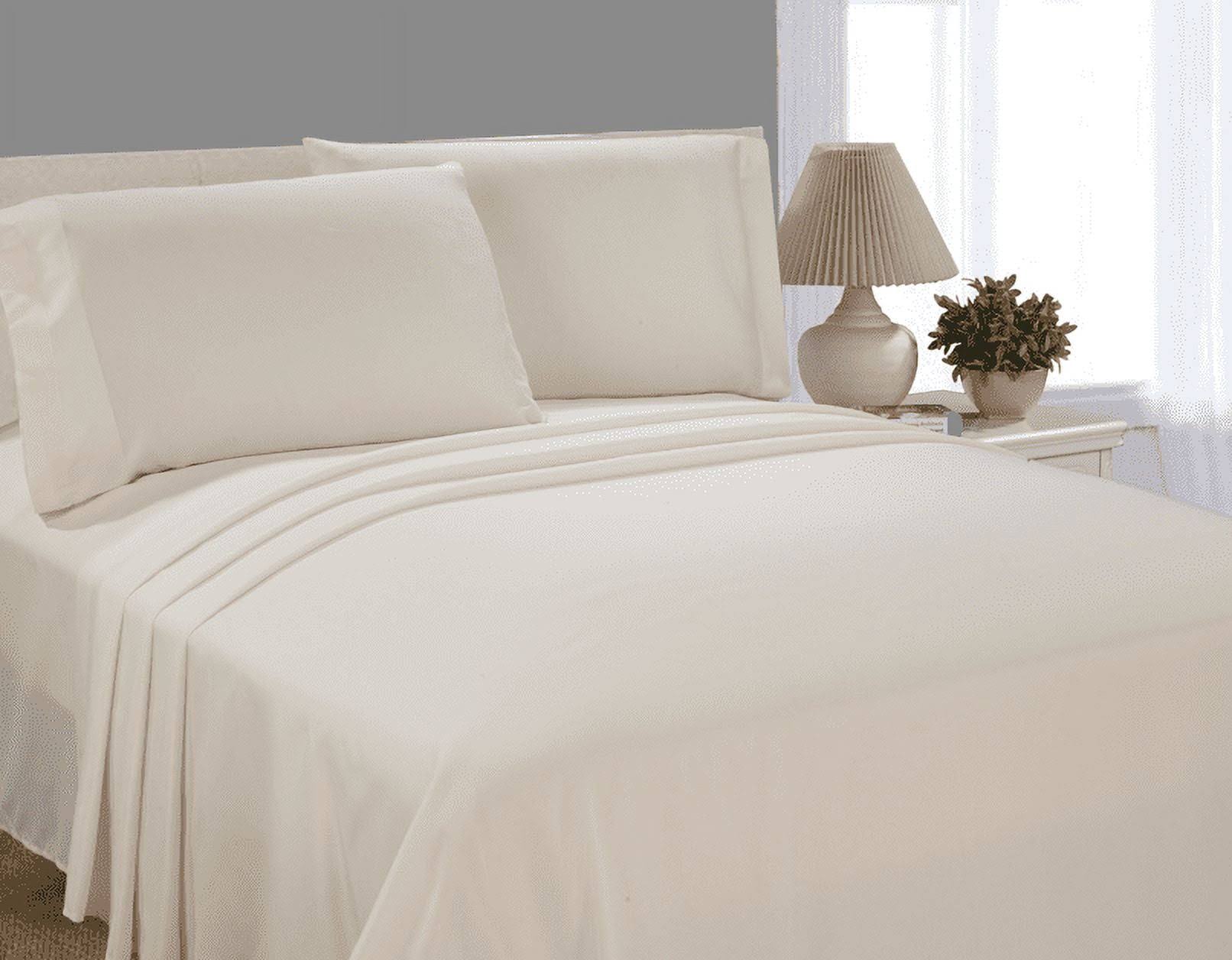 Mainstays Microfiber Basics Sheet Set, Twin, White