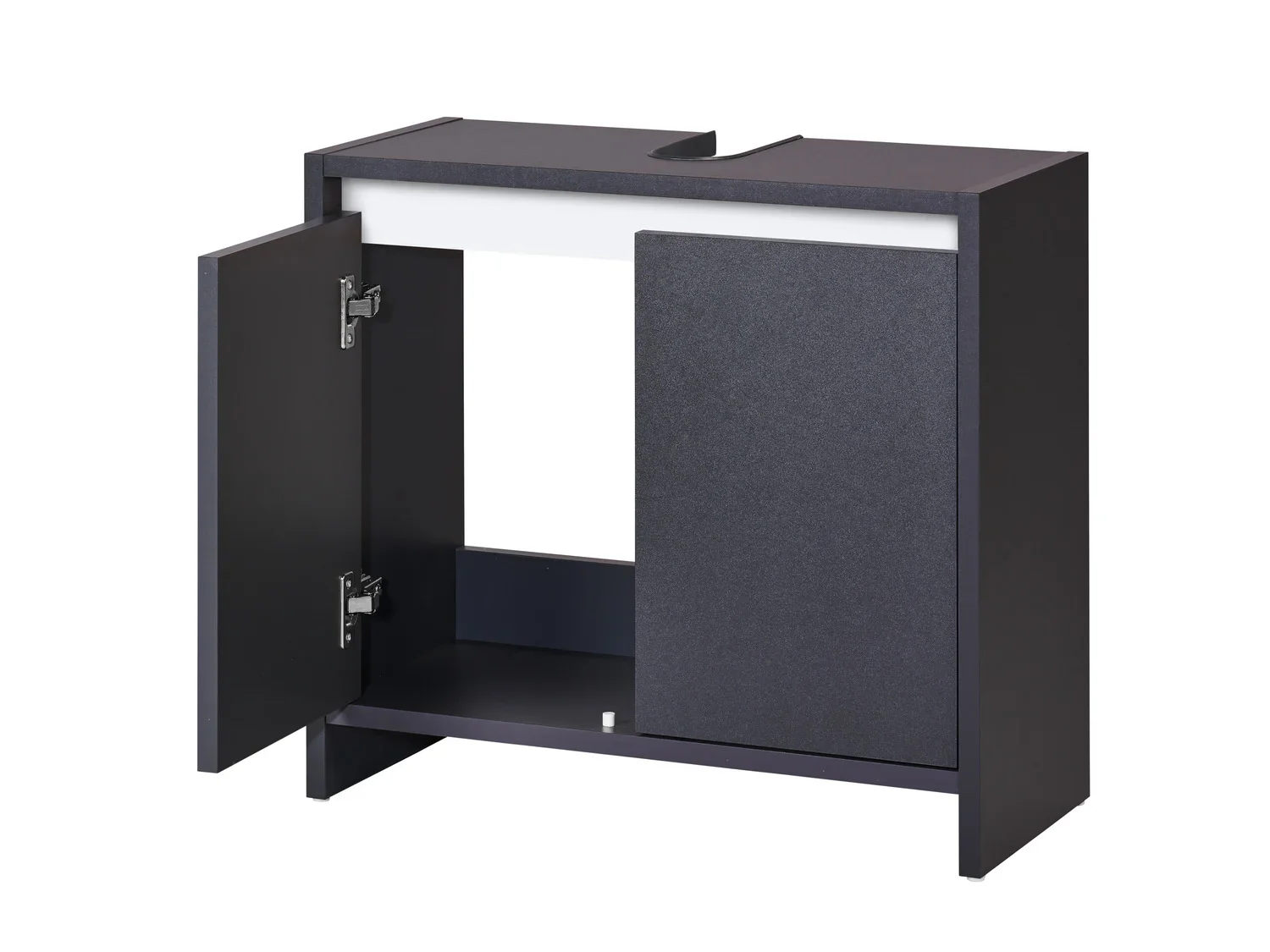 LIVARNO home Meuble sous-vasque Oslo, 60 x 55 x 28 cm, anthracite