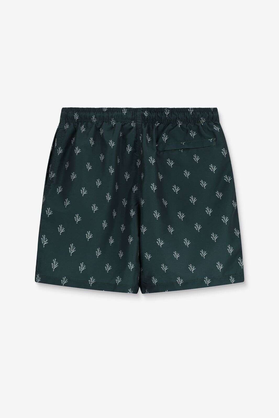 Shiwi donkergroene zwembroek met print