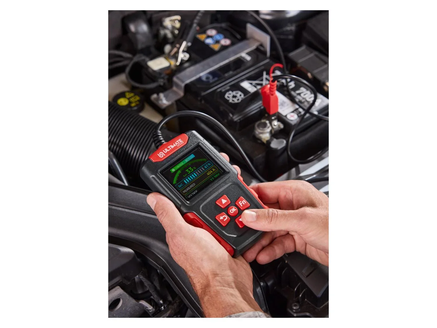 ULTIMATE SPEED Testeur de batterie de voiture Premium