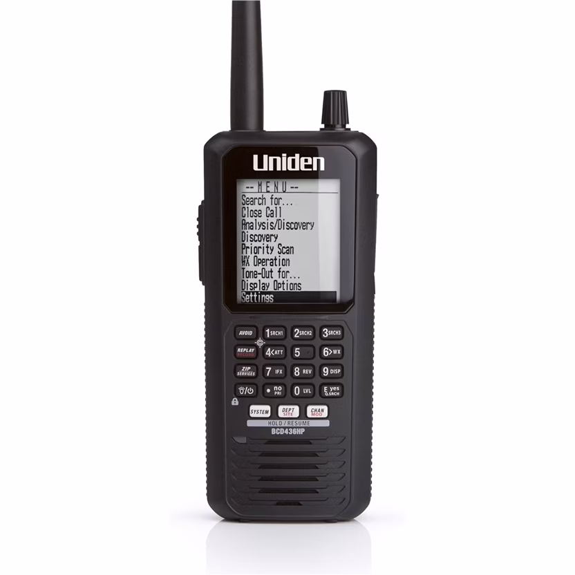 Uniden BCD436HP Homepatrol Series Digital Handheld Scanner, Black