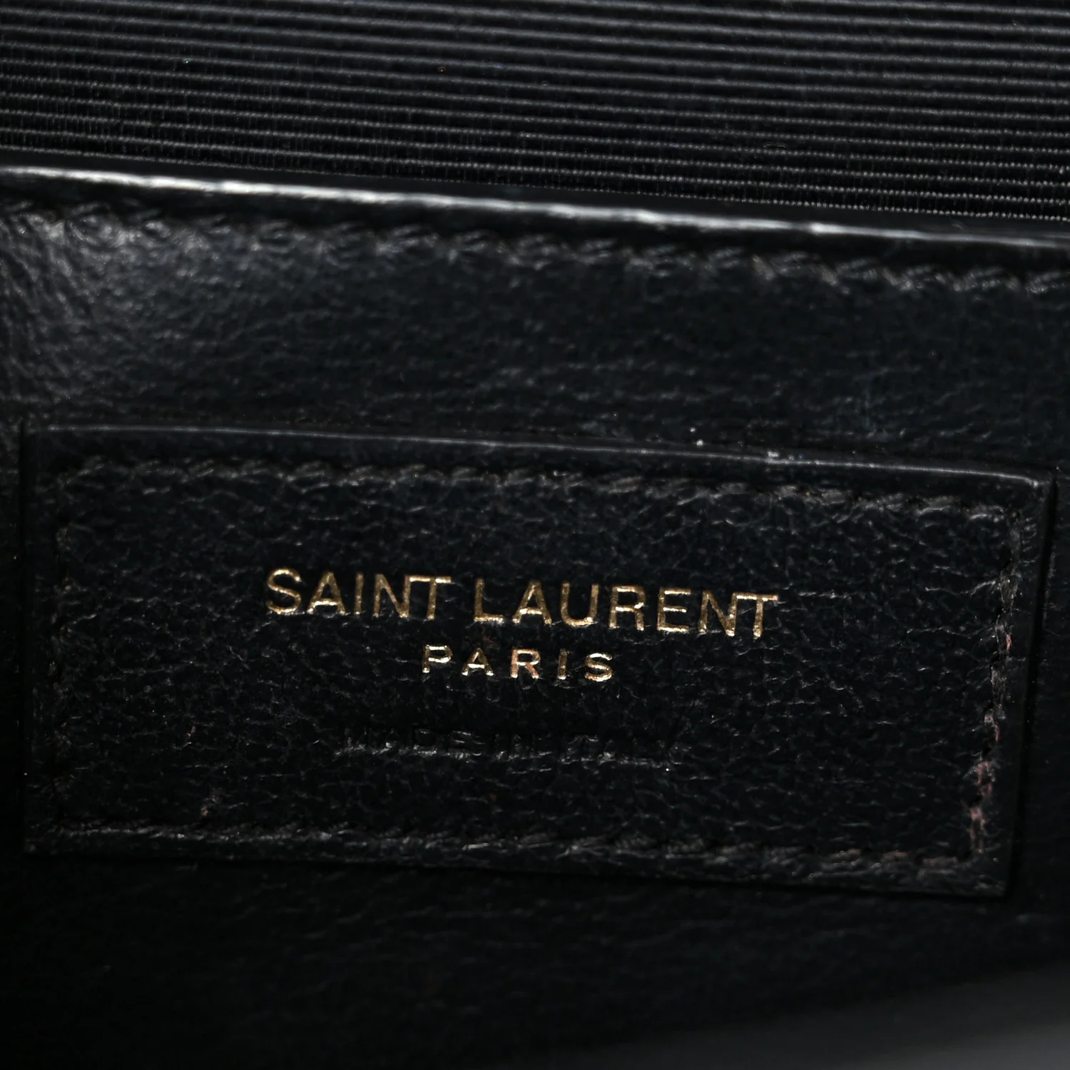 Grain De Poudre Textured Mixed Matelasse Triquilt Small Monogram Satchel Black