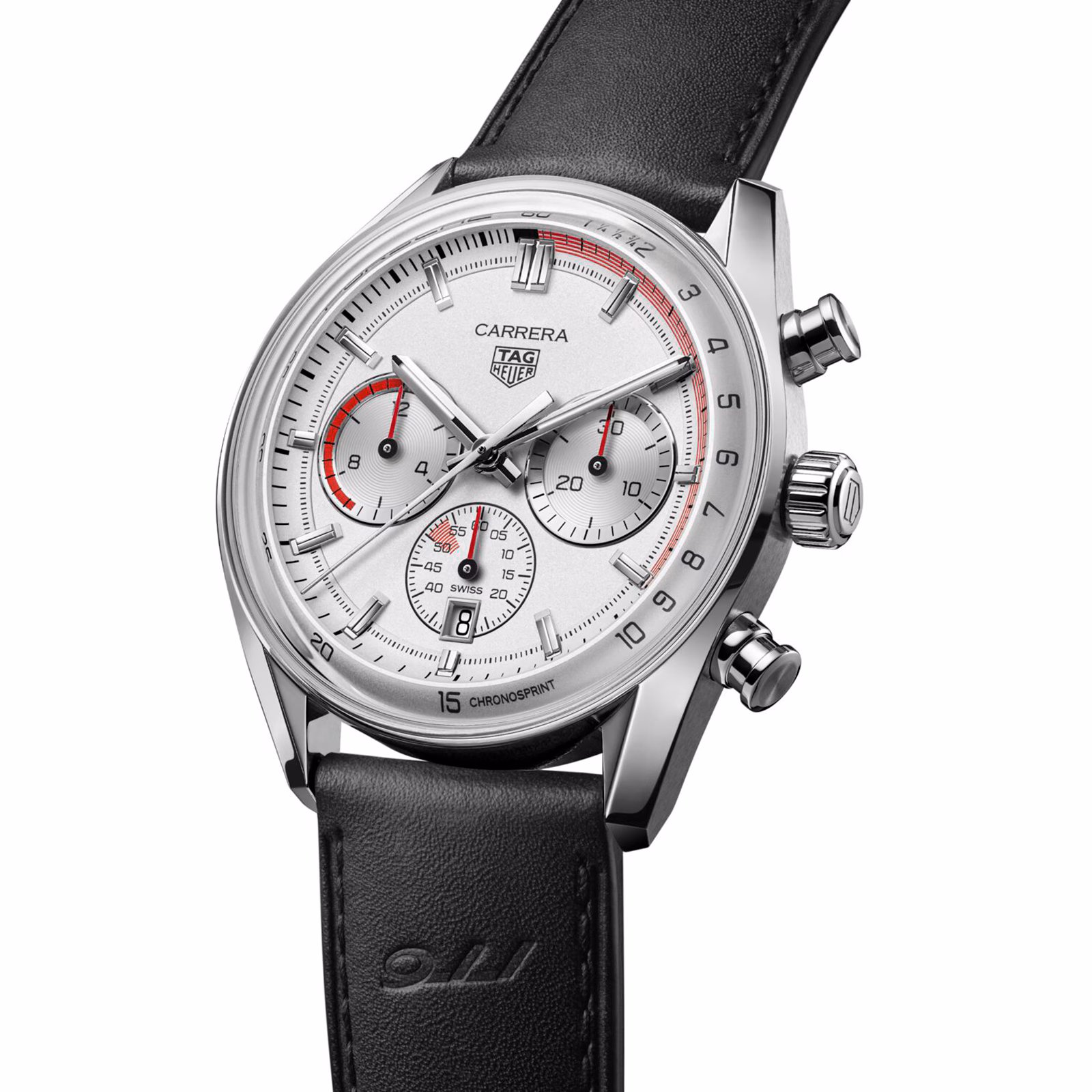 【Super Clone】TAG Heuer Carrera Chronosprint X Porsche Special Edition 42mm Mens Watch Silver CBS2011.FC6529