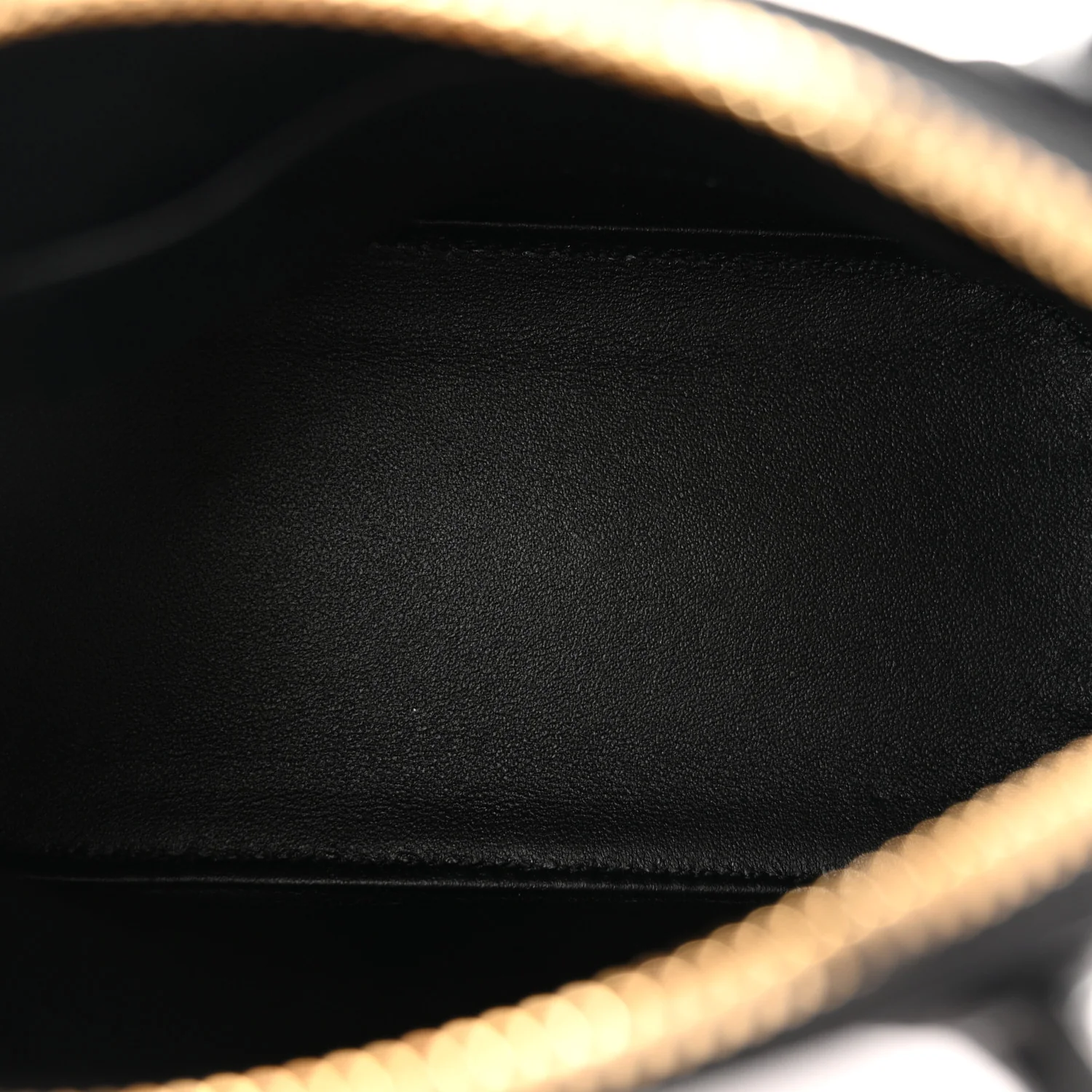 Shiny Calfskin Mini Honorine Bag Black