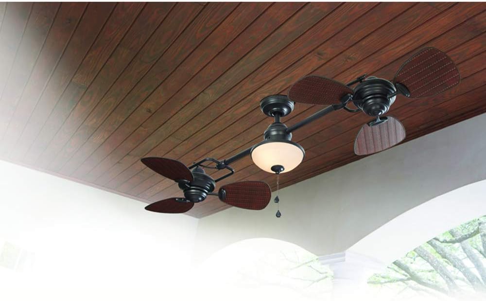 Ventilateur de plafond extérieur Harbor Breeze Twin Breeze II 74
