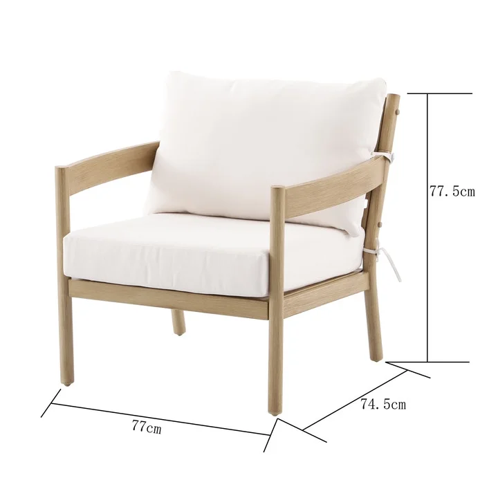 Better Homes & Gardens Astrid 2-Piece Steel Outdoor Conversation Set, Tan
