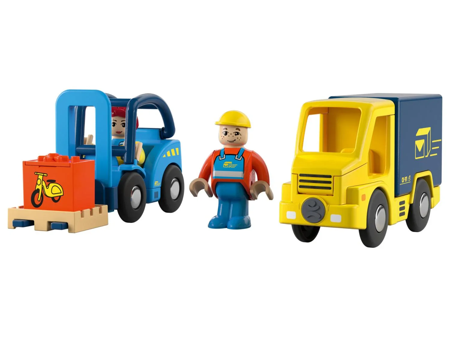 Playtive Set de figurines d'intervention ferrovire
