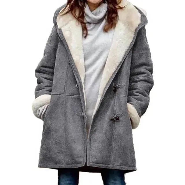 Sophie Paris | Veste à capuche doublée polaire Cozy