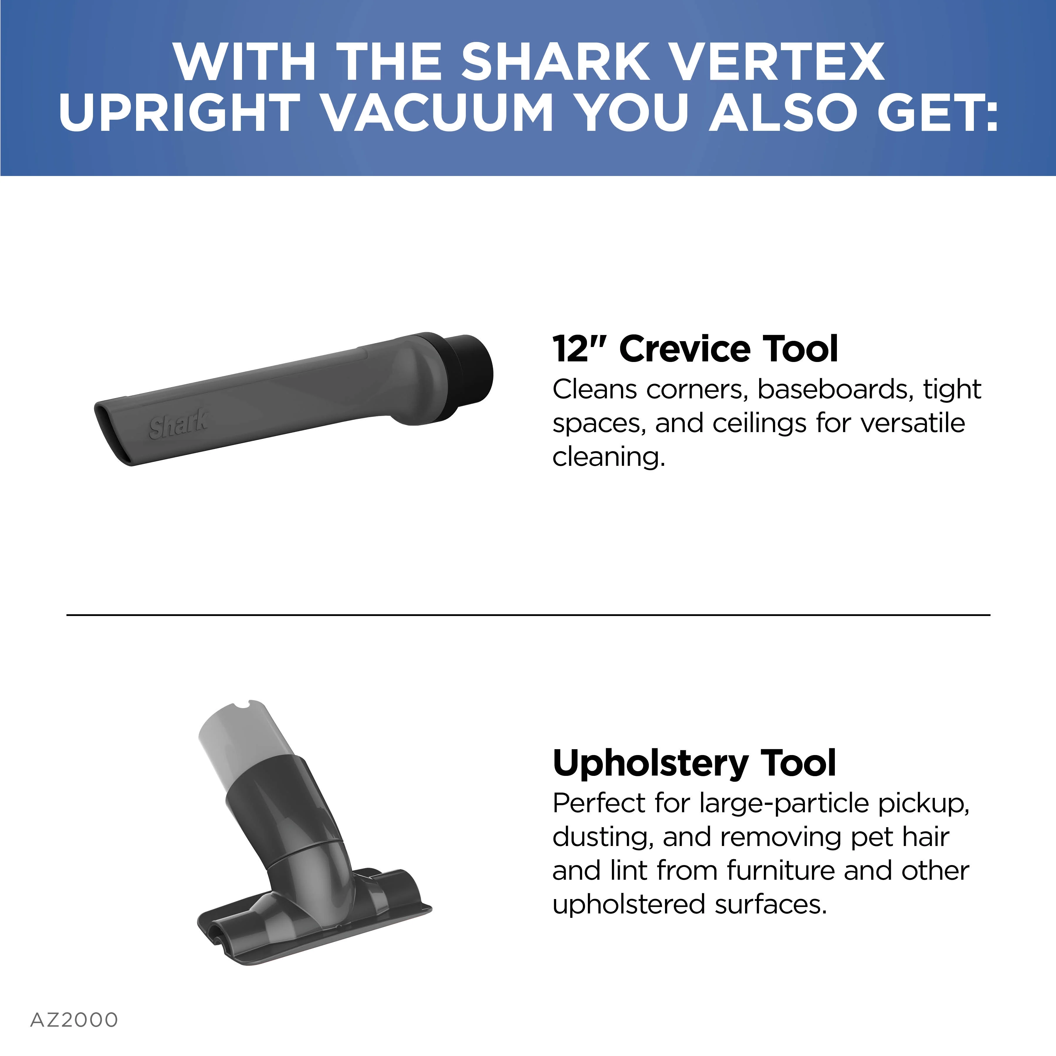 Shark? Vertex Duoclean? Powerfin Upright Vacuum Powered Lift - Away?, Self - Cleaning Brushroll, AZ2000