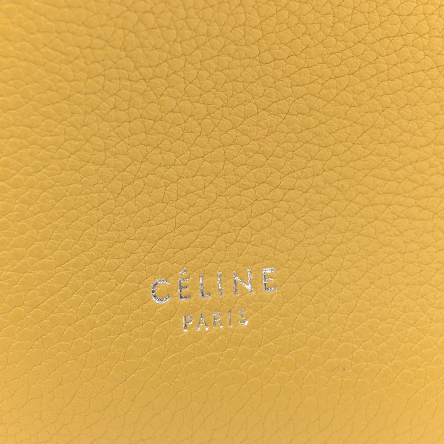 Soft Grained Calfskin Small Sangle Bucket Bag Ocre