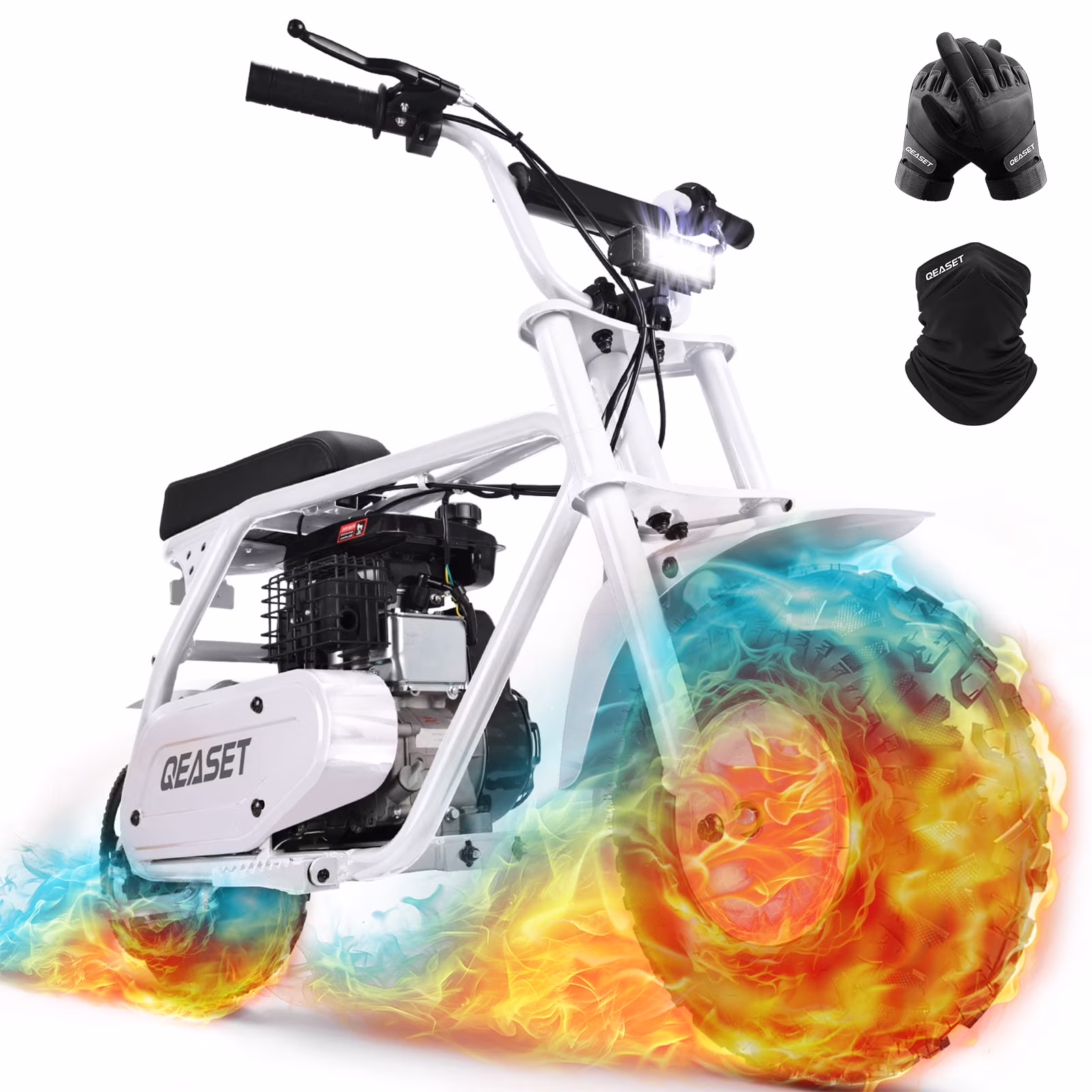 MB001 Gas Powered Mini Dirt Bike 99CC for Teens and Adults, 25MPH Off Road Motorcycle, Weight Support Up to 200 LBS Black(Black) - Image 9
