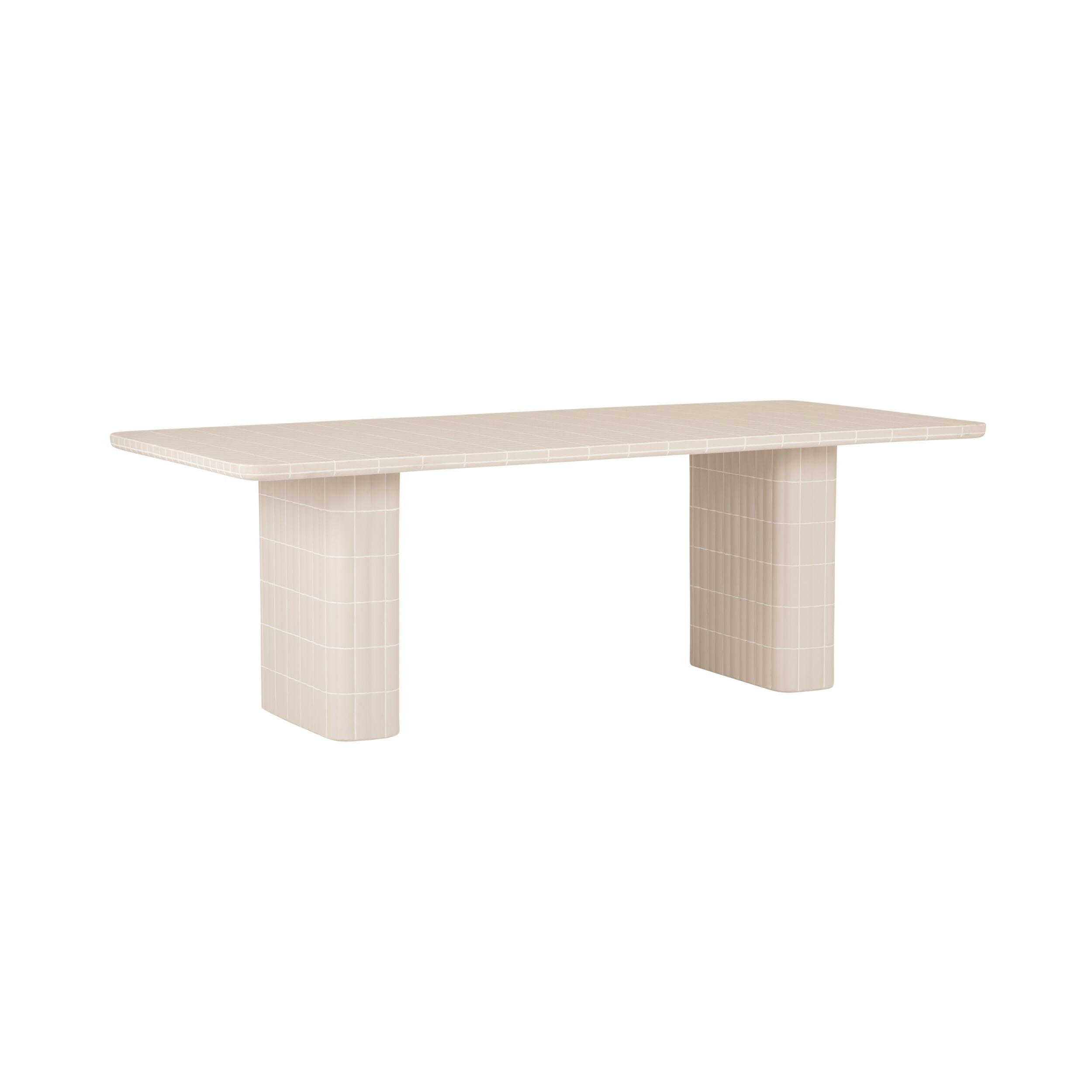 Edie Dining Table 225cm Taupe