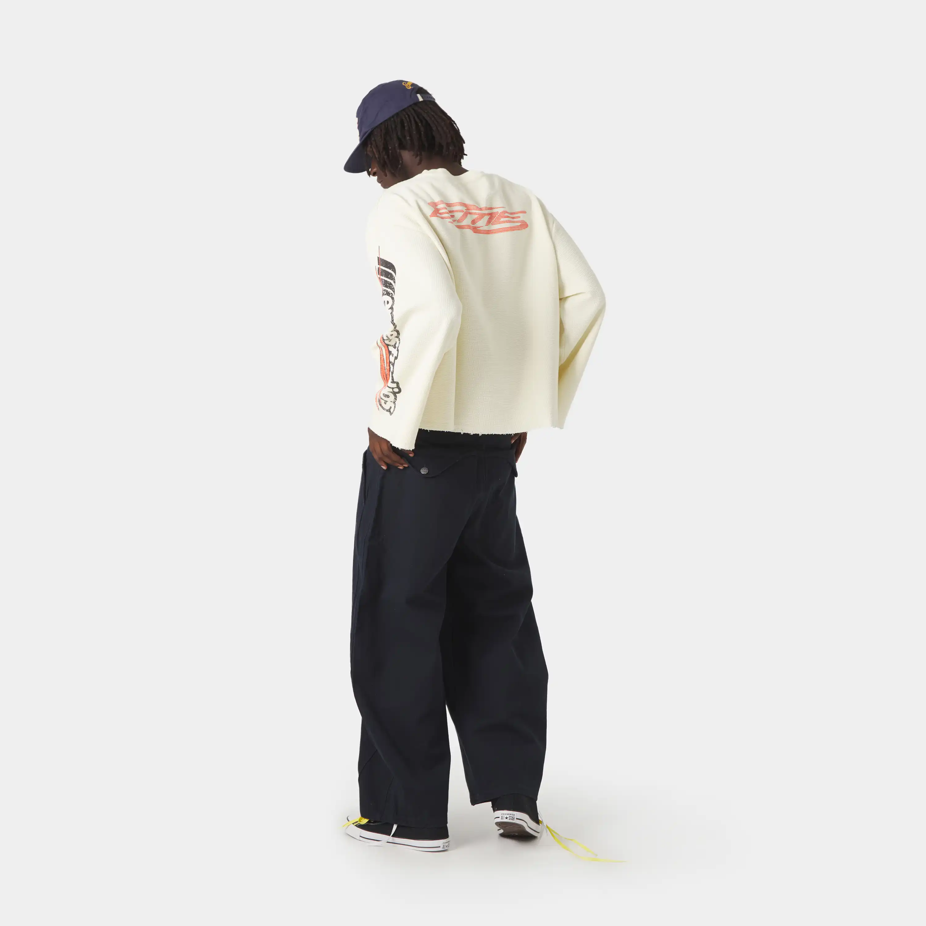 Waffle Off Sand Crewneck