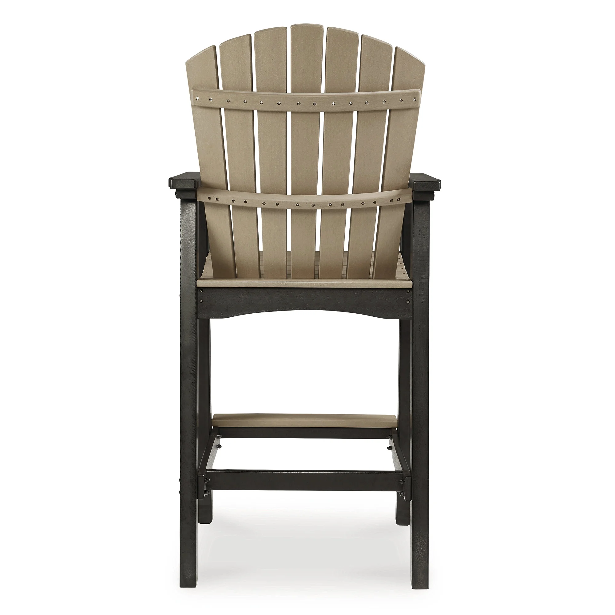 Contemporary Fairen Trail Barstool, Set of 2, Black/Driftwood(Barstool/Black/Driftwood) - Image 4