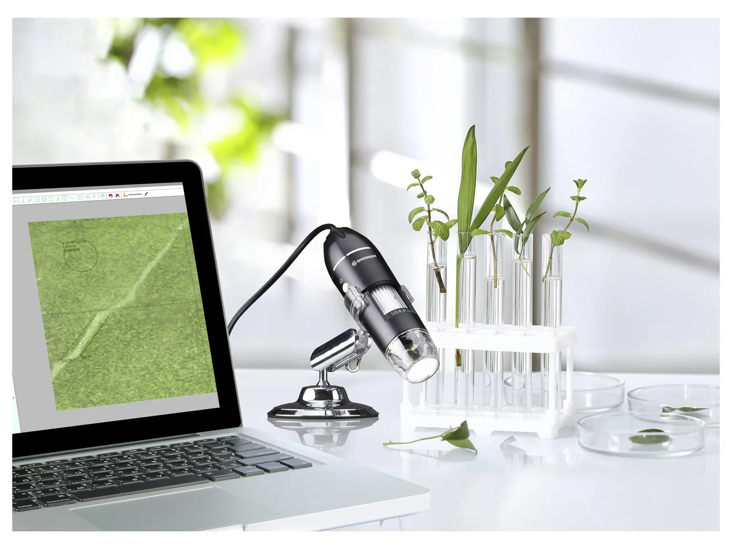 BRESSER Microscope numrique USB