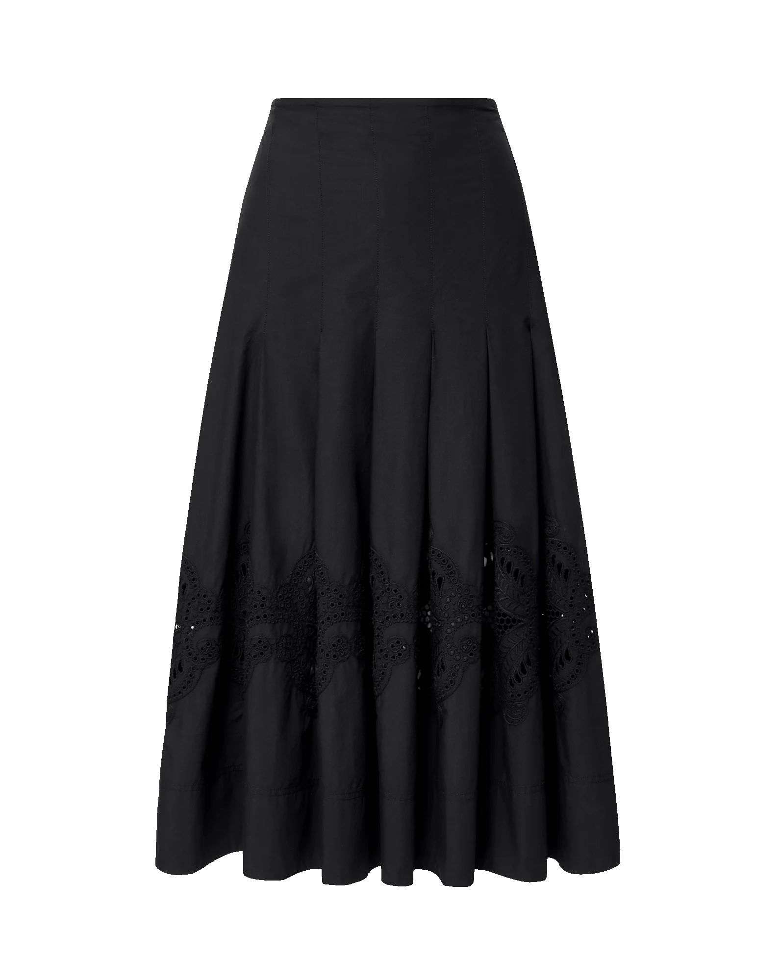 Fynnley Embroidered Midi Skirt