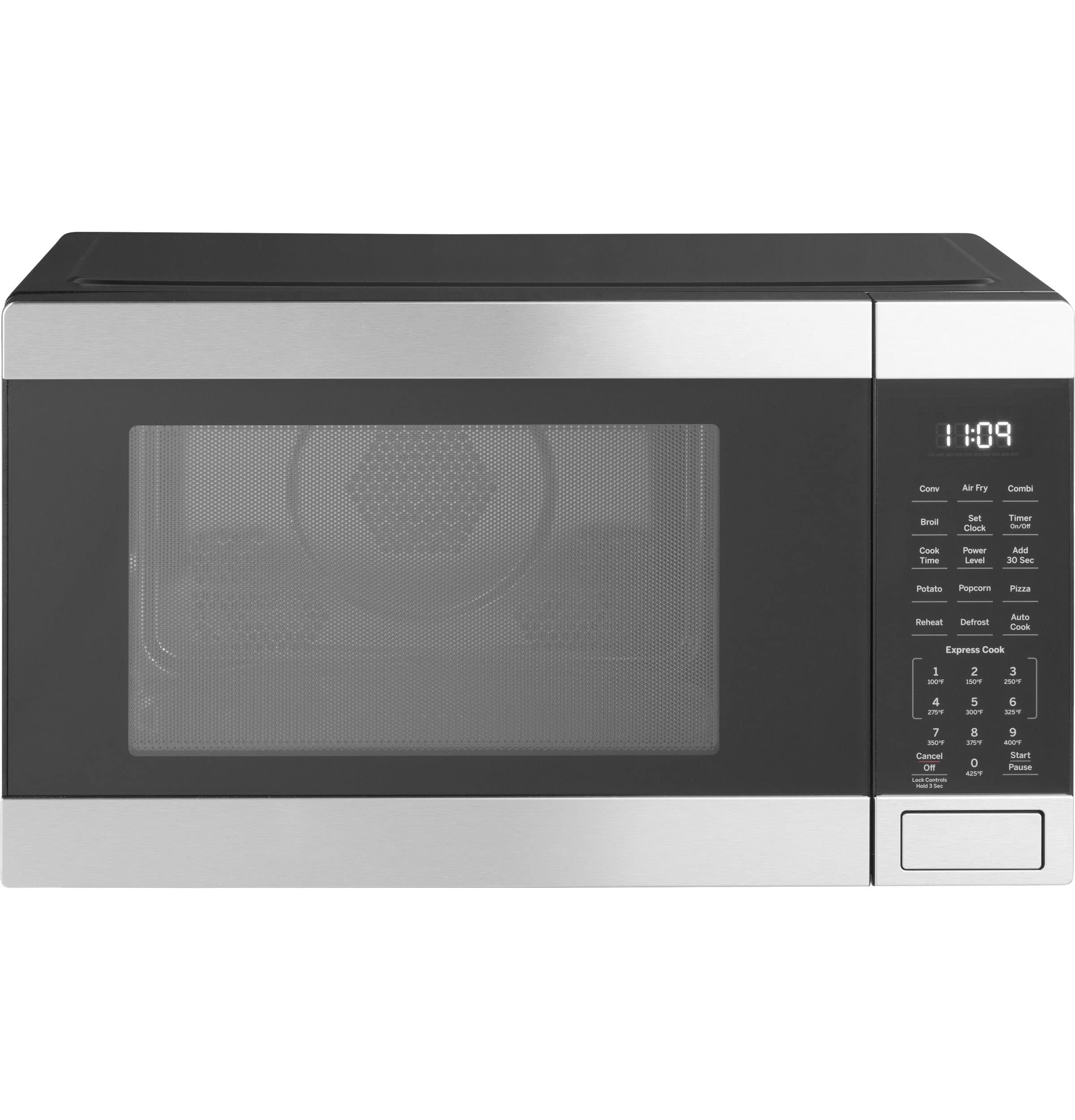 GE 1.0 Cu. ft. Capacity Countertop Convection Microwave Oven with Air Fry Stainless Steel