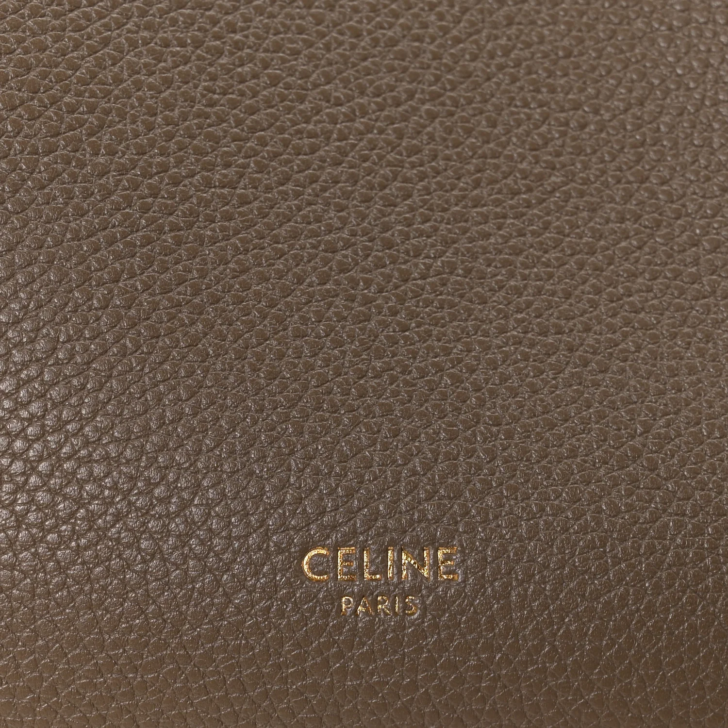 Soft Grained Calfskin Small Sangle Bucket Bag Taupe