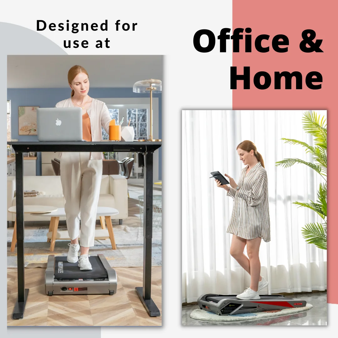 Walker Pro Smallest Under Desk Electric Walking Treadmill for Home 2.0HP 5° Incline - Image 7