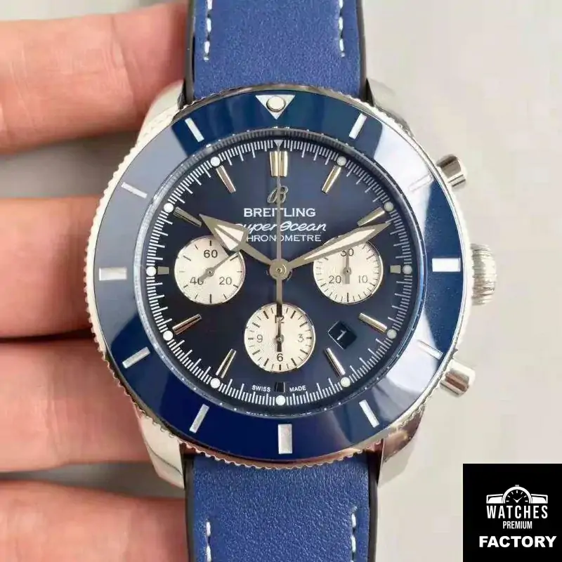 Breitling Superocean Heritage II Chronograph 46 A1331216 / C963 / 277S GF Factory Blue Dial
